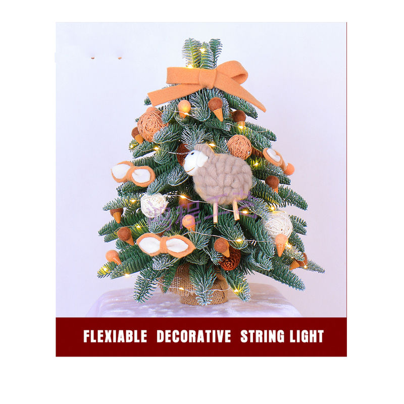 Wasserdichte Synchronisierungs-intelligenter dekorativer Lichter RGB-WIFI SolarKupferdraht APP-Steuerled