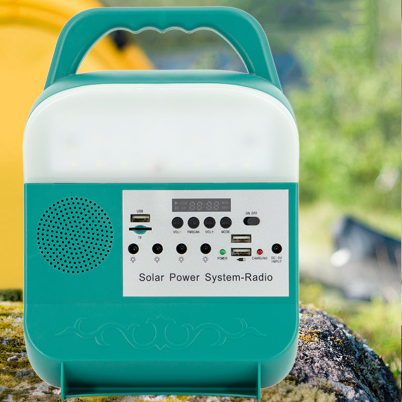 Tragbares Solarhelles Hauptsystem im Freien Kit Mini Power Led Charging Monocrystalline