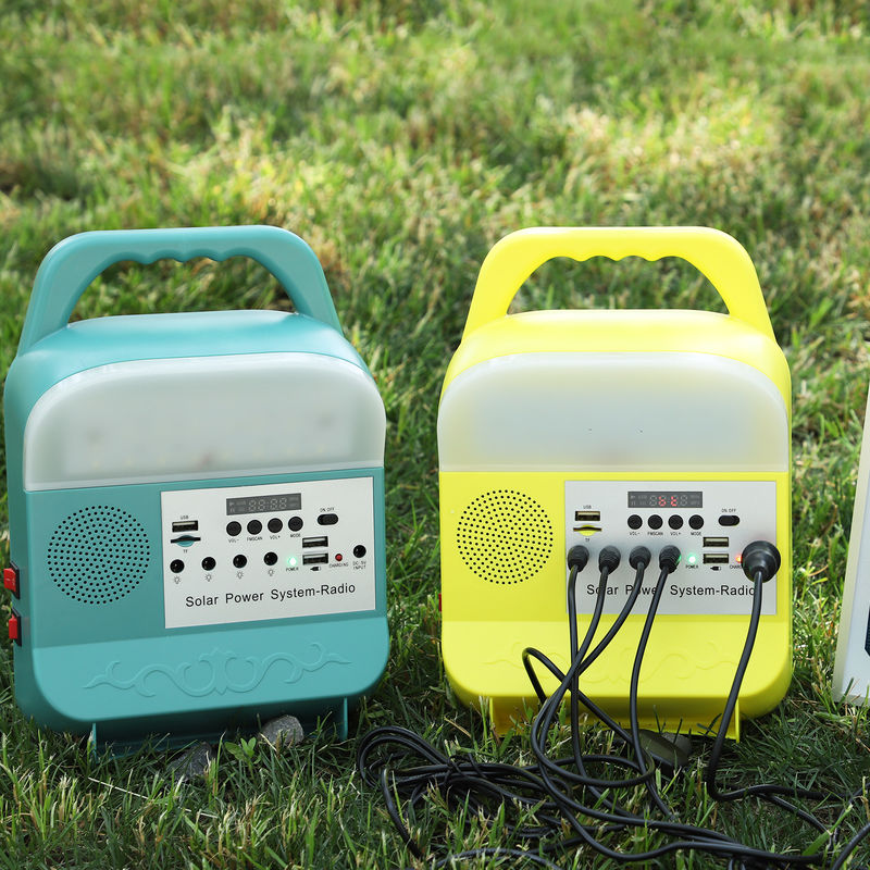 Mini Power Solar Home Lighting-System 6000mah für Innen-Kit Inverter Off Grid