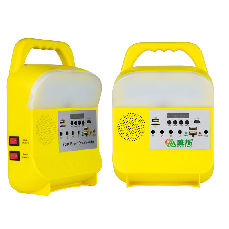 Off Grid Energy Power Bank Generator Kit Kleines tragbares Solar-LED-Glühbirnensystem für zu Hause