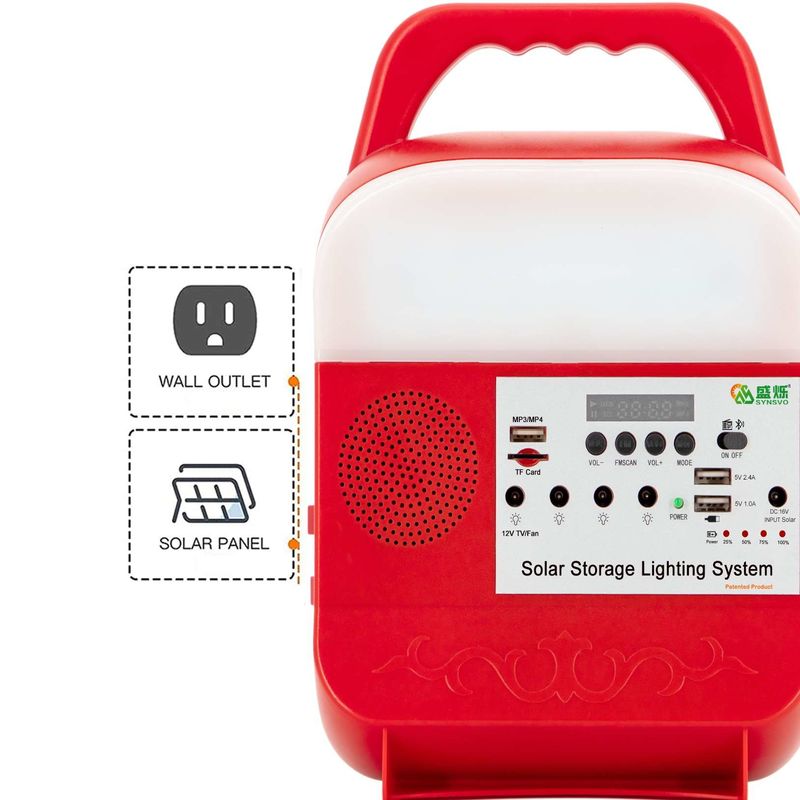 Haupt-beleuchtende Energie-Solarsystem Mini Portable 25w DCs 12v Ups tragbares Haus Mp3