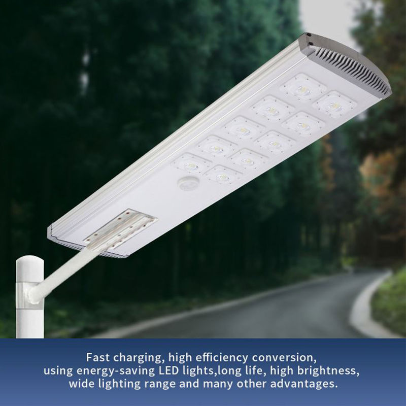 1000W integrierte Solarsensor der straßenlaterne-Fernbewegungs-IP65 mit Lithium-Batterie Pole