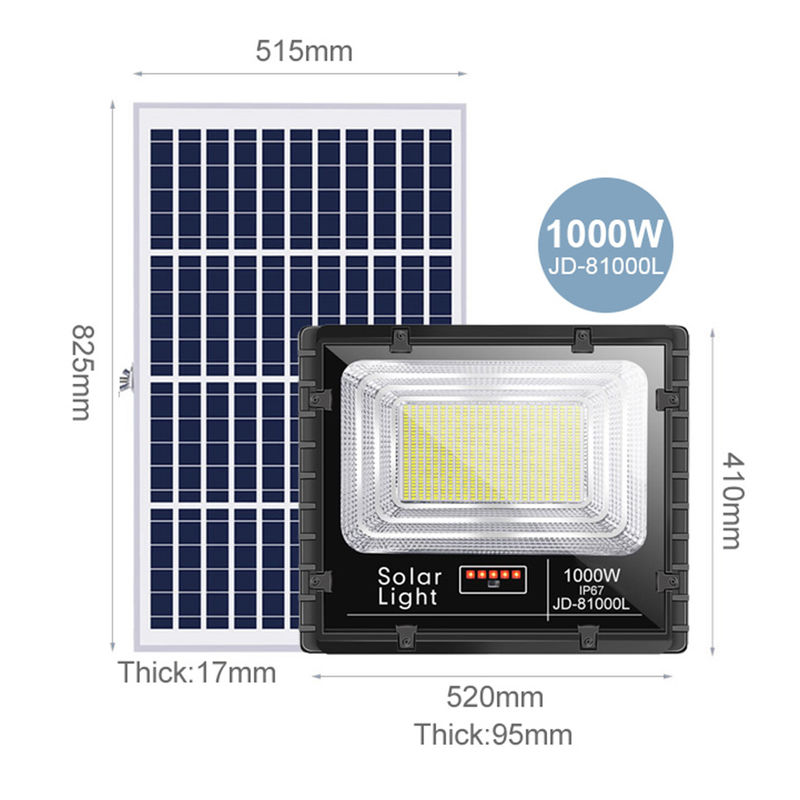 Führte Flut-Licht-Energie-Lampe im Freien Fern-Ip65 wasserdichtes 100w 500w ODM 300W Solar-