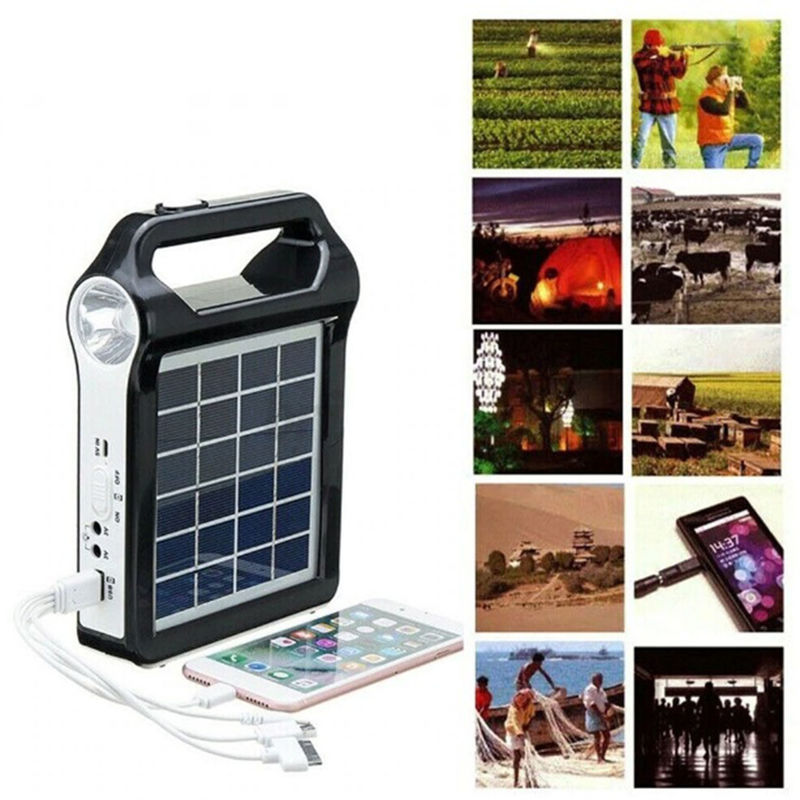 Tragbares Solarenergie-Beleuchtungsset Off Grid Mini Small House Home Emergency