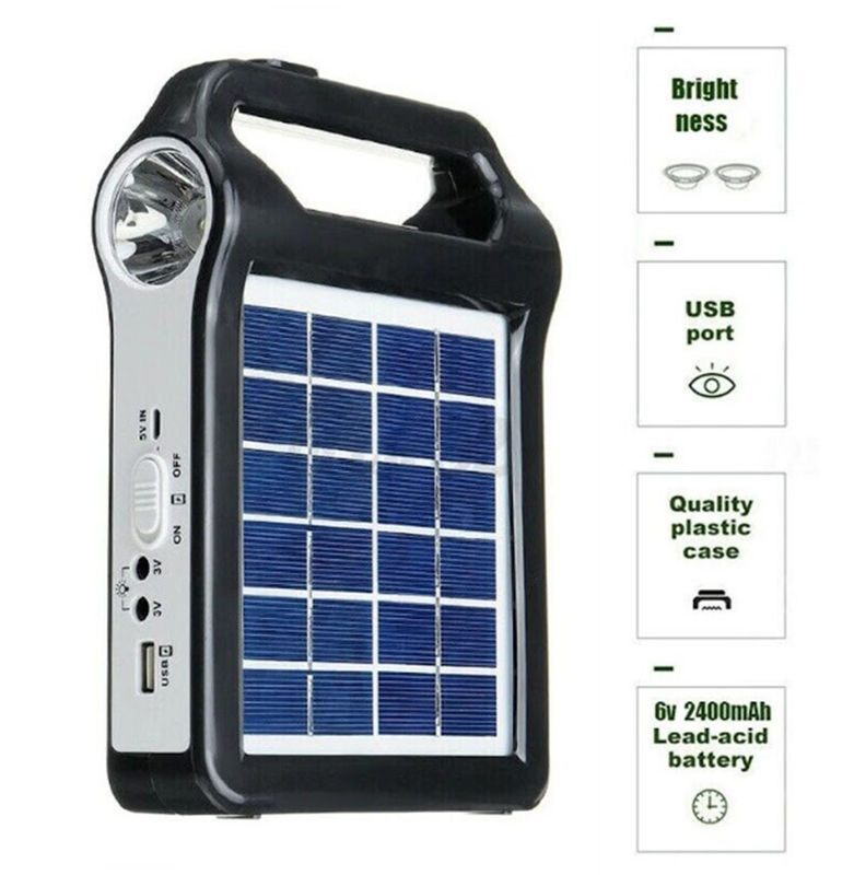 Tragbares Solarenergie-Beleuchtungsset Off Grid Mini Small House Home Emergency