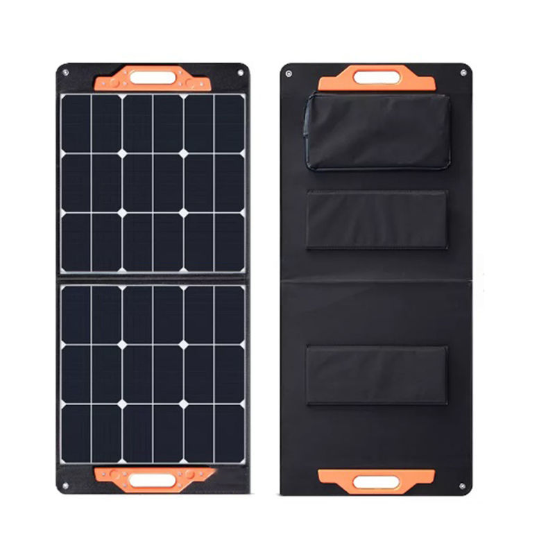 Wasserdichtes tragbares Solarpanel Mobiles Kraftwerk Ladegerät 450W Mono faltbar mit USB