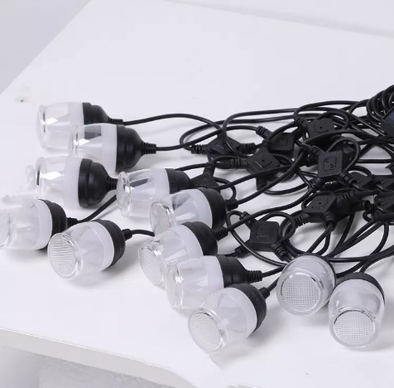 LED-Solardekorationen im Freien RGB-Licht-Party-Patio-Hinterhof-Café wasserdichtes IP65