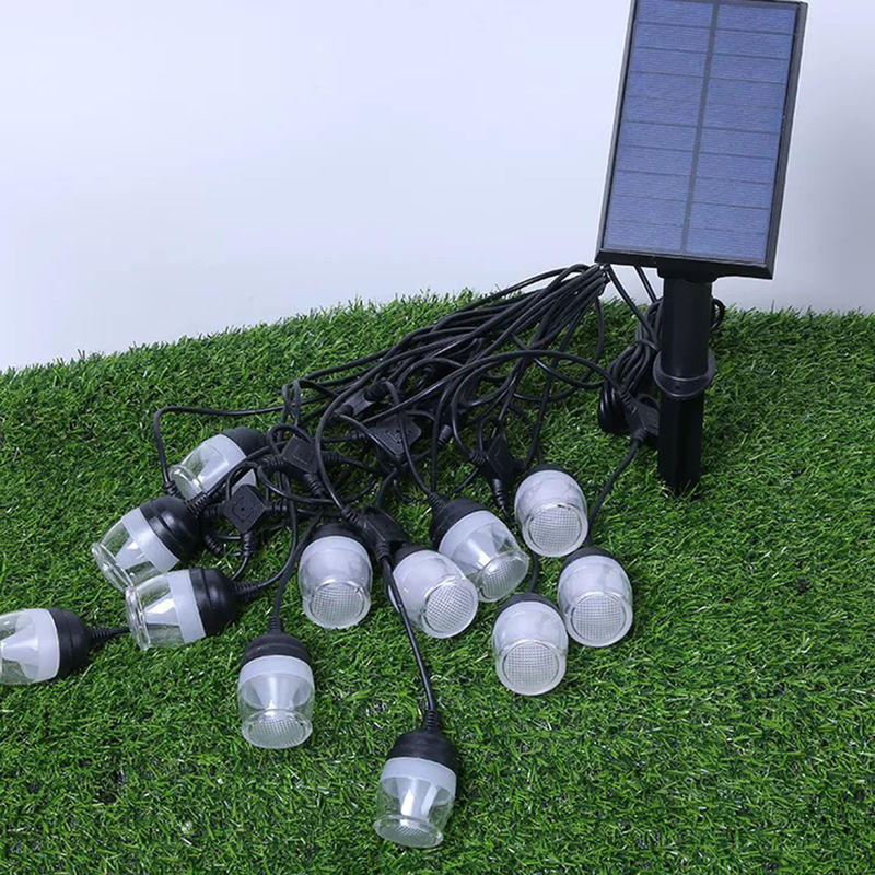 Vintage-Birnen-Solarlichterkette für den Außenbereich, kommerzielle, wasserdichte, dekorative Terrasse