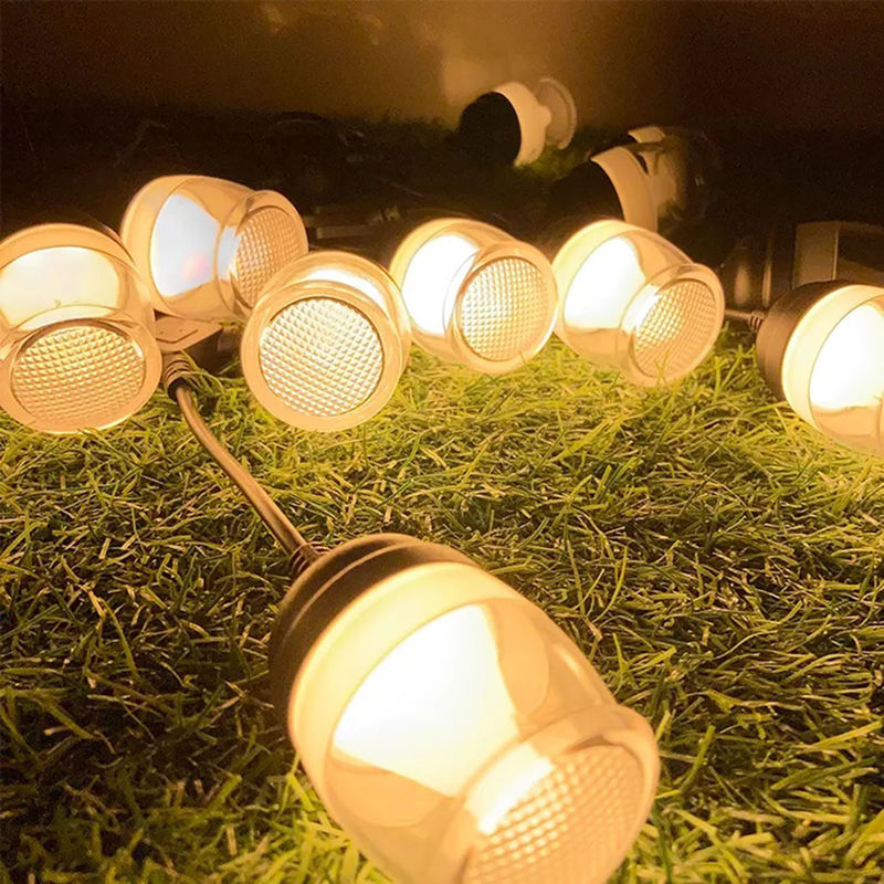 Weihnachtsdekorative Solar-Schnur-Licht-PVC-ABS-Weihnachtsparty im Freien