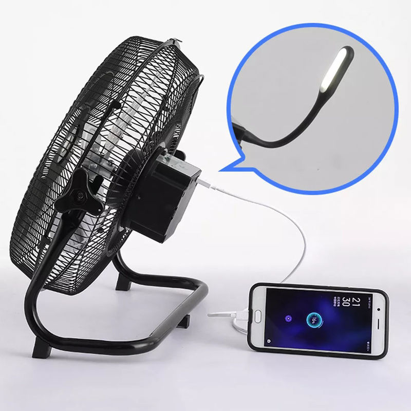 Tragbares wieder aufladbares Licht der Sonnenkollektor-Energie-Macht-Batterie-Aufladungs-USB LED im Freien
