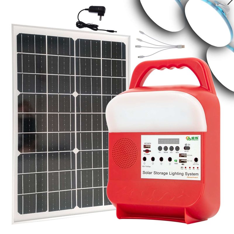 Tragbares Solarenergie-Energie-Speicher-System-Batterie-Mobile-kampierende Beleuchtung im Freien