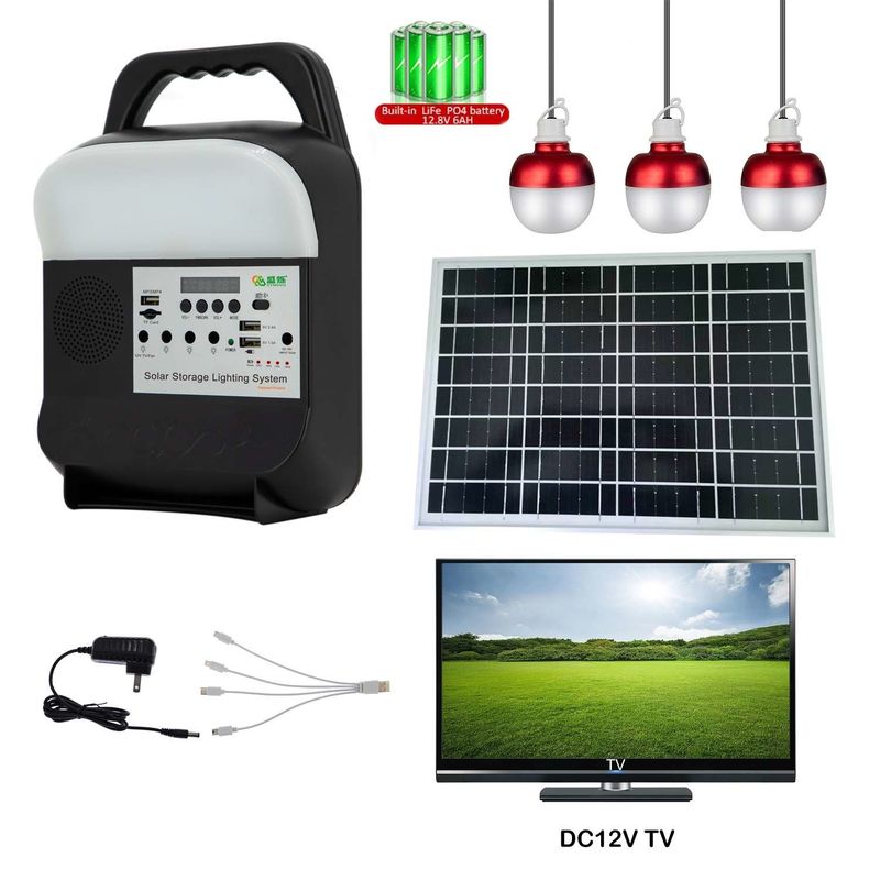 ABS beleuchtet das tragbare geführte Solarnotkampieren SRE-815-A im Freien 16W