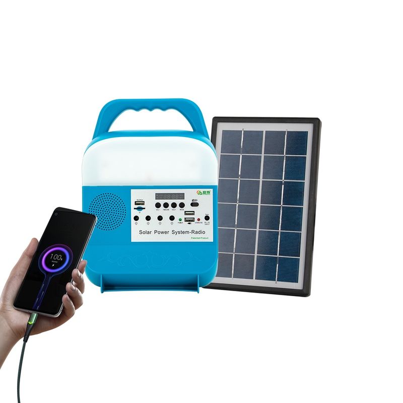 3W beleuchtet die hohe Kapazität angetriebene SolarlED tragbare Laptop-Bank für das Kampieren