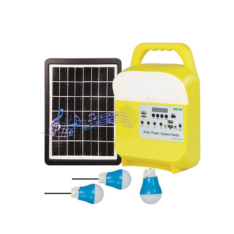 SRE-585 wieder aufladbarer Sun Solarenergie-Beleuchtungssystem-Generator tragbar mit Batterie