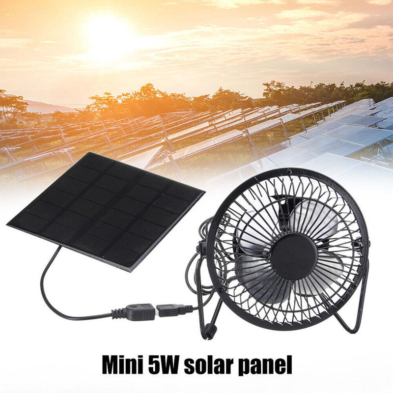 Mehrfunktionaler elektrischer USB-Ladegerät-Akku-tragbarer Boden-Ventilator-Solarventilator wieder aufladbar