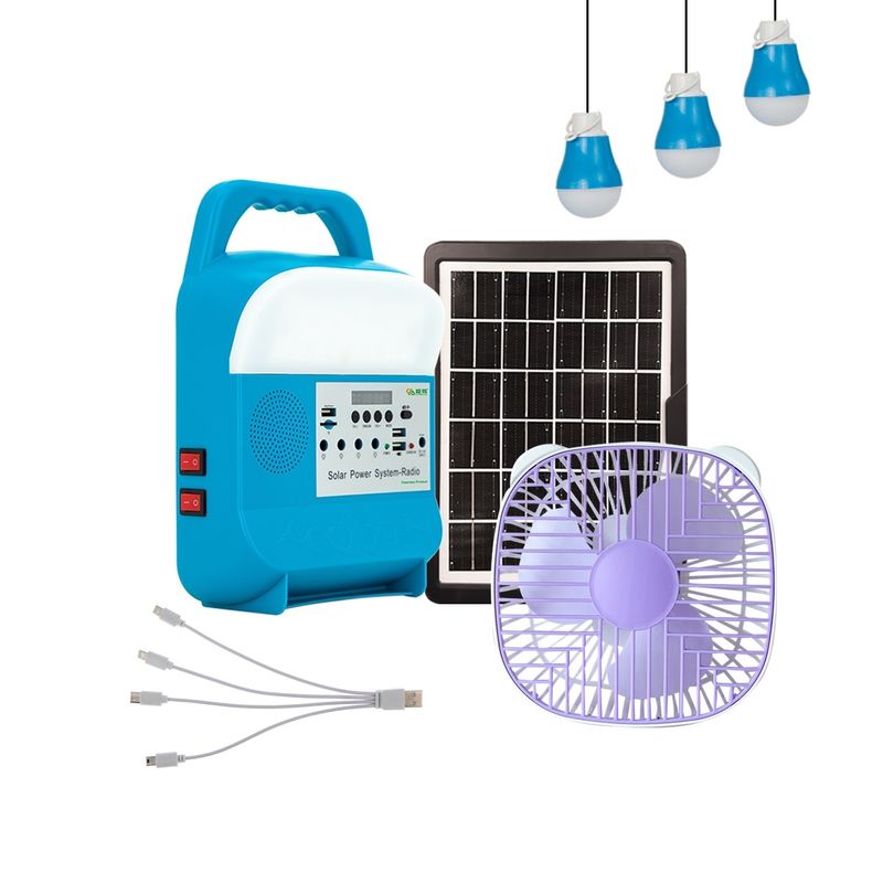 Solarenergie-Kit With Speaker Solar Energy-Beleuchtungssystem des Solarenergie-Beleuchtungssystem-Solargeneratorsystem-5W