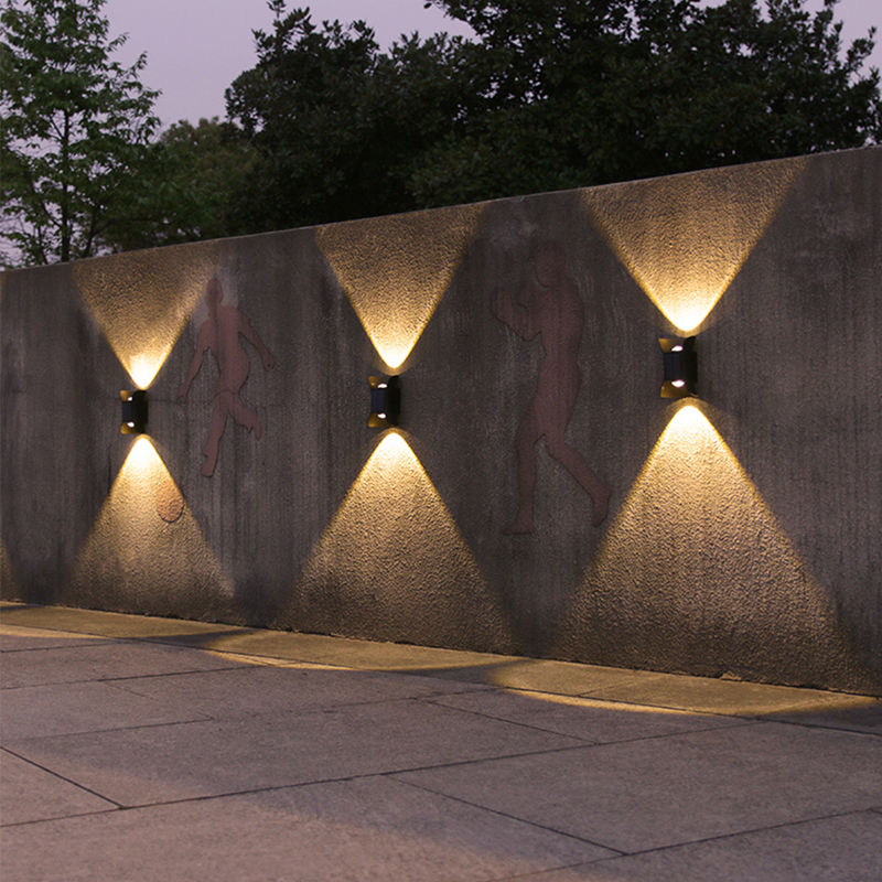5V / Solar-LED Wandleuchte-Lampen-Außenbefestigung 70ma im Freien für Innen