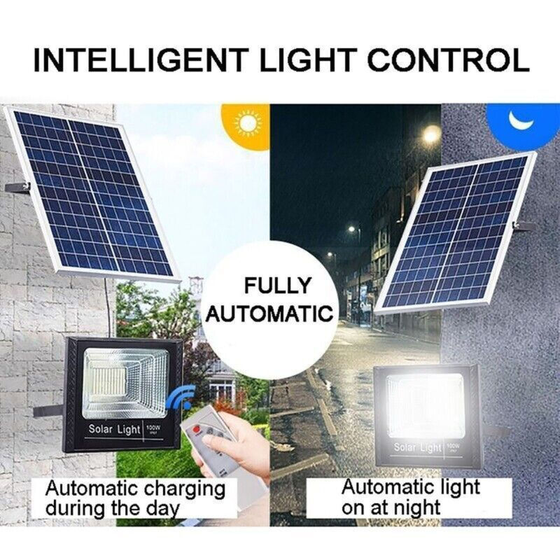 flut-Licht-Straßen-Sport-im Freien Fernkontrolleur Timing der Supermacht-300W Solar