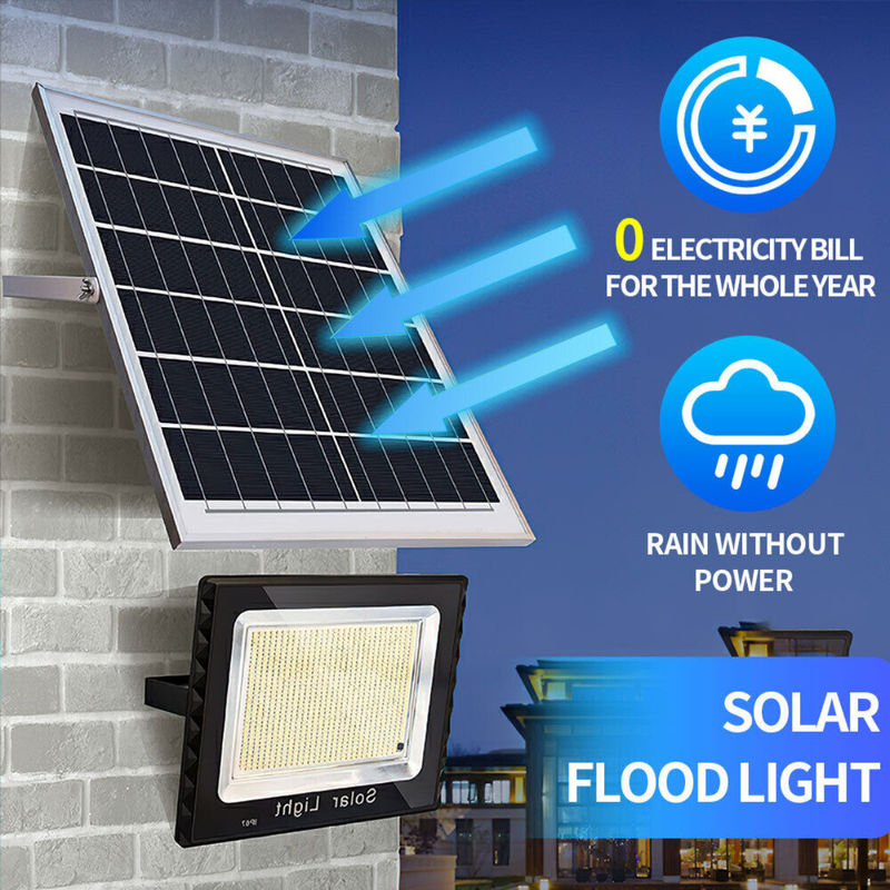 beleuchtet wasserdichter Solargarten der flut-3000lm Projektor des ABS Bewegungs-Sensor-LED im Freien