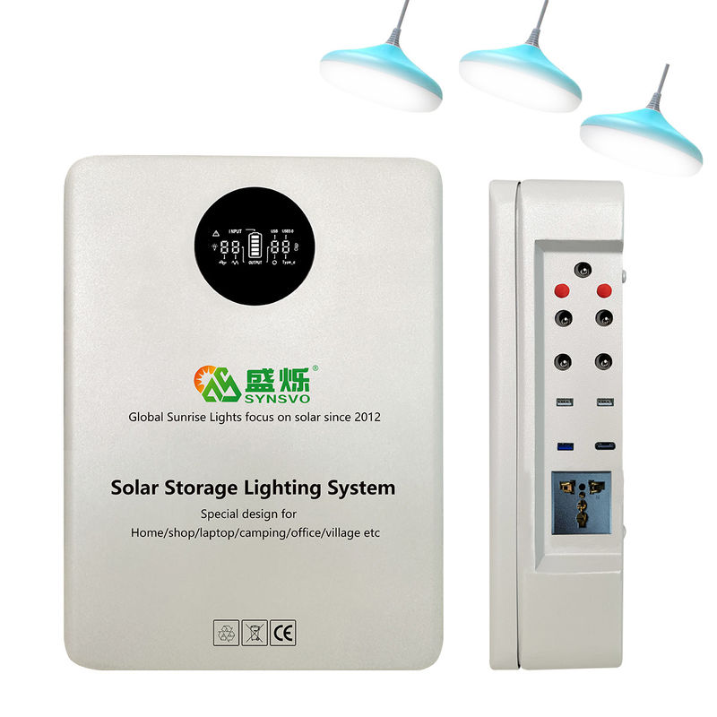 Monokristalline tragbare Solargenerator-weiße Farbsolarenergie-Bank-Stations-Aufladungsbatterie