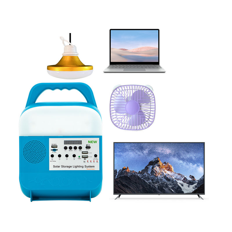 Solarhauptbeleuchtungssystem 6W 4Pcs mit Bewertung IP65 für Innen- und Gebrauchs-Kraftwerk im Freien mit Sonnenkollektoren