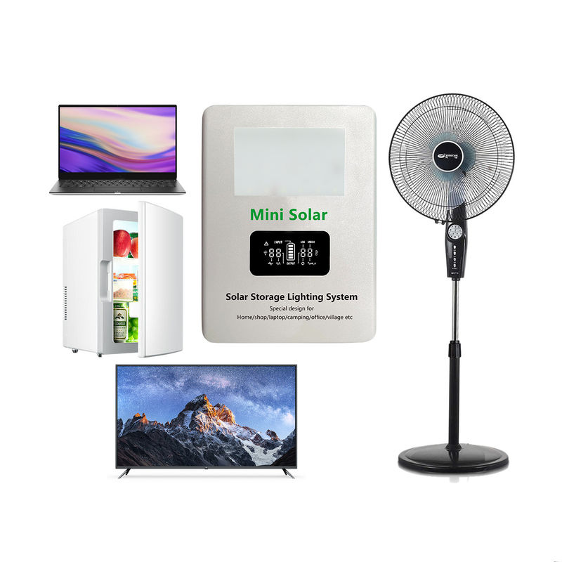 Hybrider Solarinverter 40W/60W MPPT mit 3.2~3.6A für Birnen-Platte Kit With Battery 6W*3pcs LED