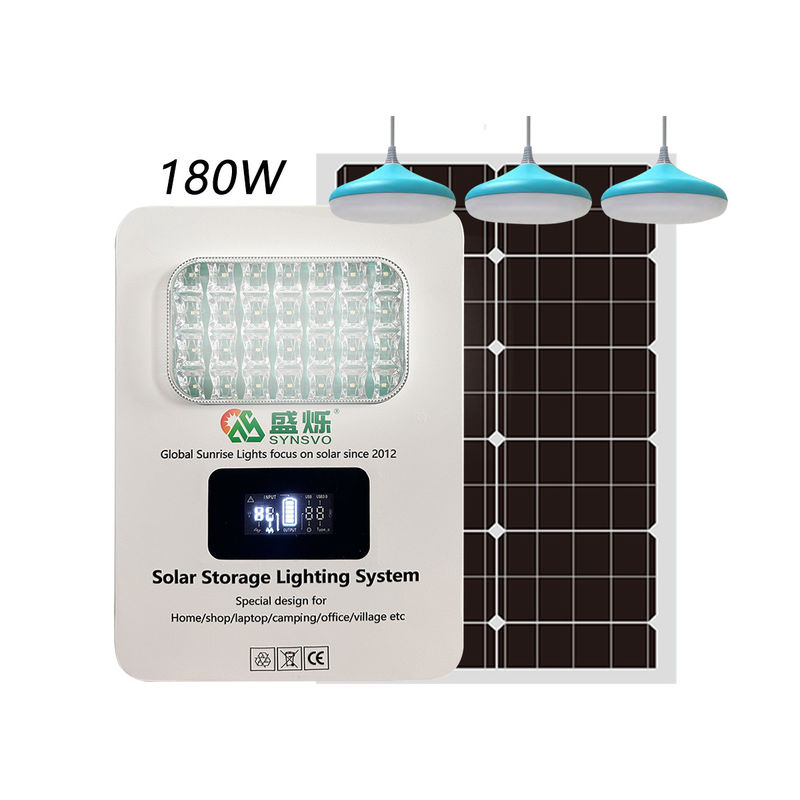 ISO-zertifizierte 6W LED-Glühlampe Solar-Inverter-Stromgenerator mit 3PCS-Haussystem