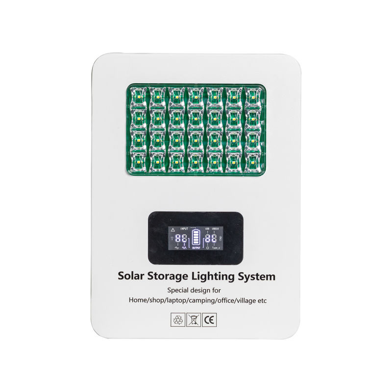 16V 12,5AH tragbare Solargeneratoren Sonnenlagerbeleuchtungssystem 22*30cm 180W/300W