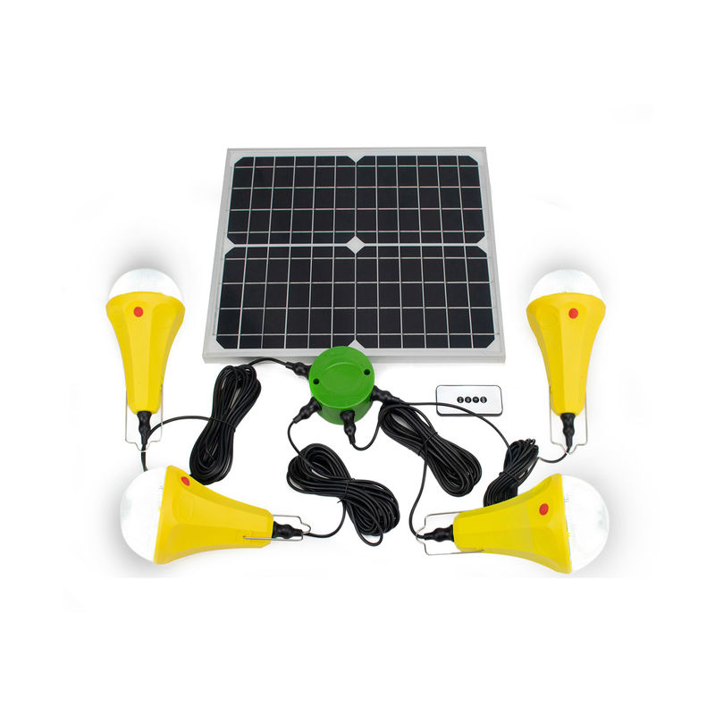 4PCS Solarlicht mit Schalter und 25W Mono Solar Panel für den Außenbereich