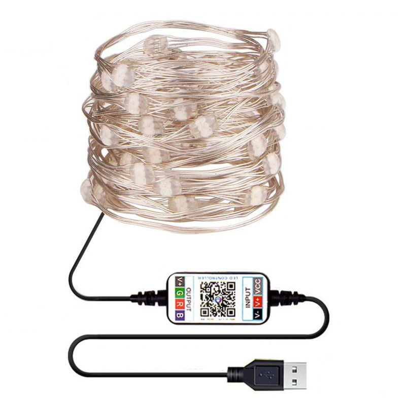 Dekorative Solarlicht-angetriebene Ketten-Garten-Solarlichter IP65 USB 6lm