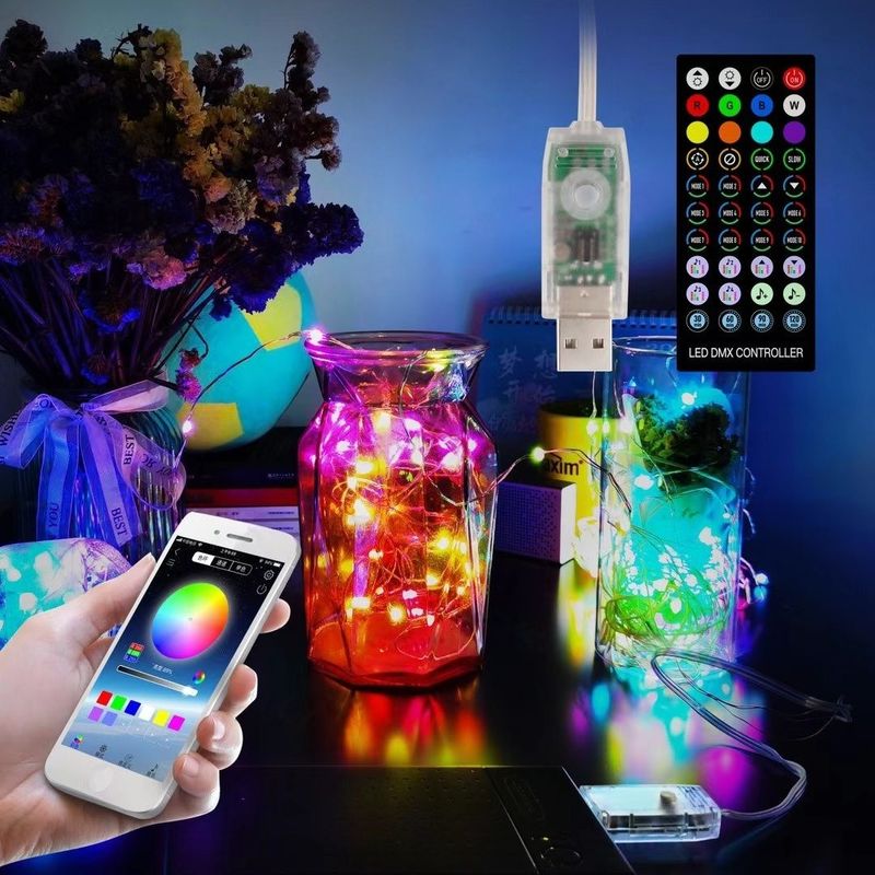 angetriebene dekorative Chrome-Überzug-Weihnachtsbaum-Ketten-Solarlichter der Laternen-6V