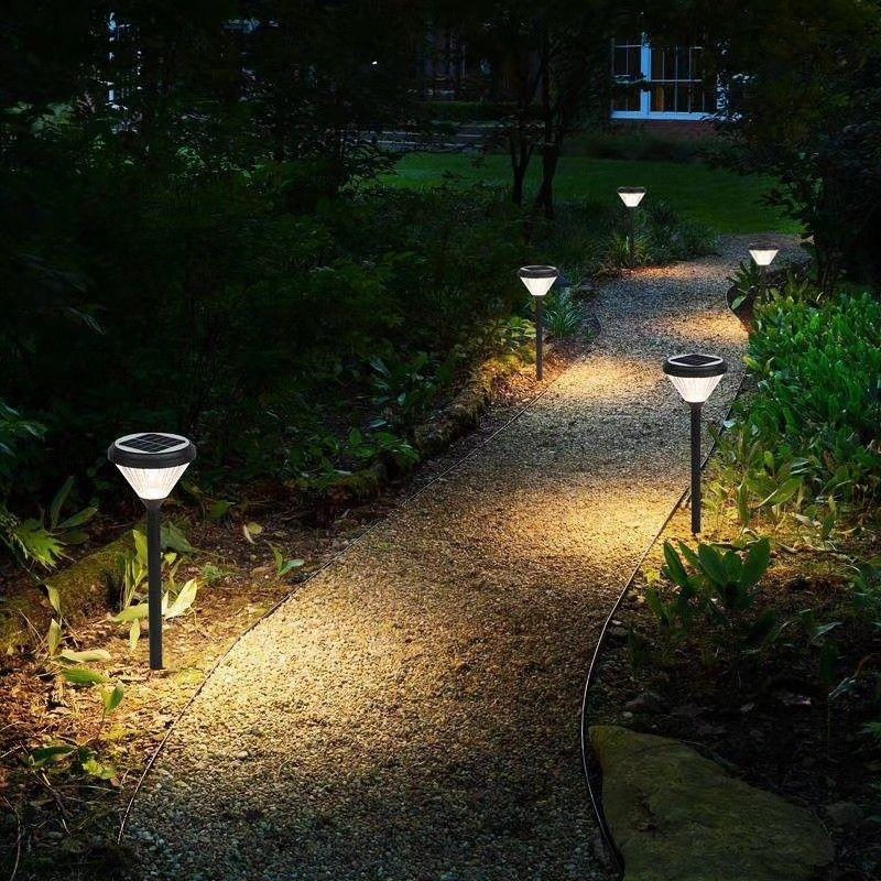Solarplattform-Lichter zäunen Post Lights Outdoor ein, das den dekorativen Garten beleuchtet