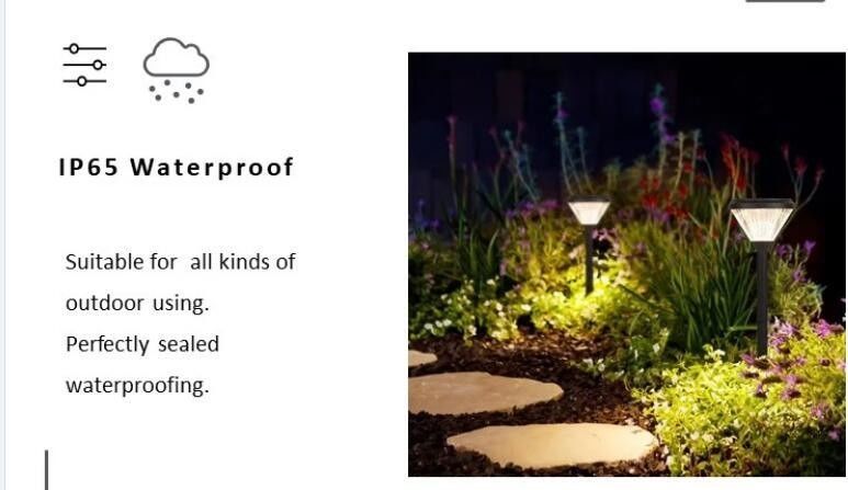 Solarplattform-Lichter zäunen Post Lights Outdoor ein, das den dekorativen Garten beleuchtet