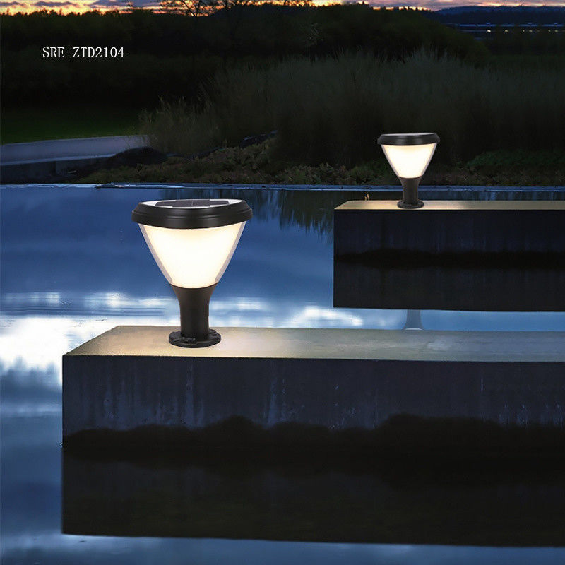 Säulen-Lampe Solarder garten-Licht-wasserdichte Säulen-Licht-Dekorations-LED Soalr