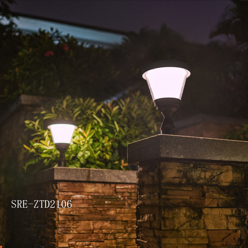 Säulen-Lampe Solarder garten-Licht-wasserdichte Säulen-Licht-Dekorations-LED Soalr