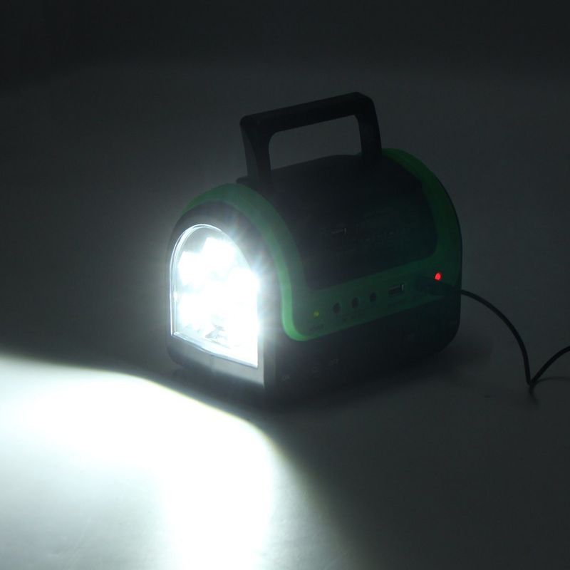 FCC EMC 5W 6V tragbares Auto-Boots-helle Solarausrüstung der Solarenergie-Lampen-12PCS SMD LED
