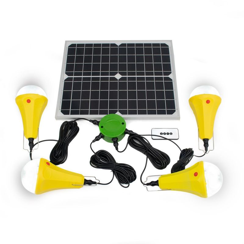 25W Solar-Ladung Camping-Licht-System eingebaut in Batterie Notfall Solarlicht Camping Gartenbeleuchtung