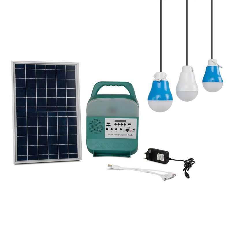 Solarenergie-Generations-Kleinsystem, das Sport-im Freien kampierende Bergwandern-Fernbedienung eine beleuchtet