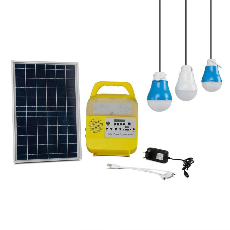 Solarenergie-Generations-Kleinsystem, das Sport-im Freien kampierende Bergwandern-Fernbedienung eine beleuchtet