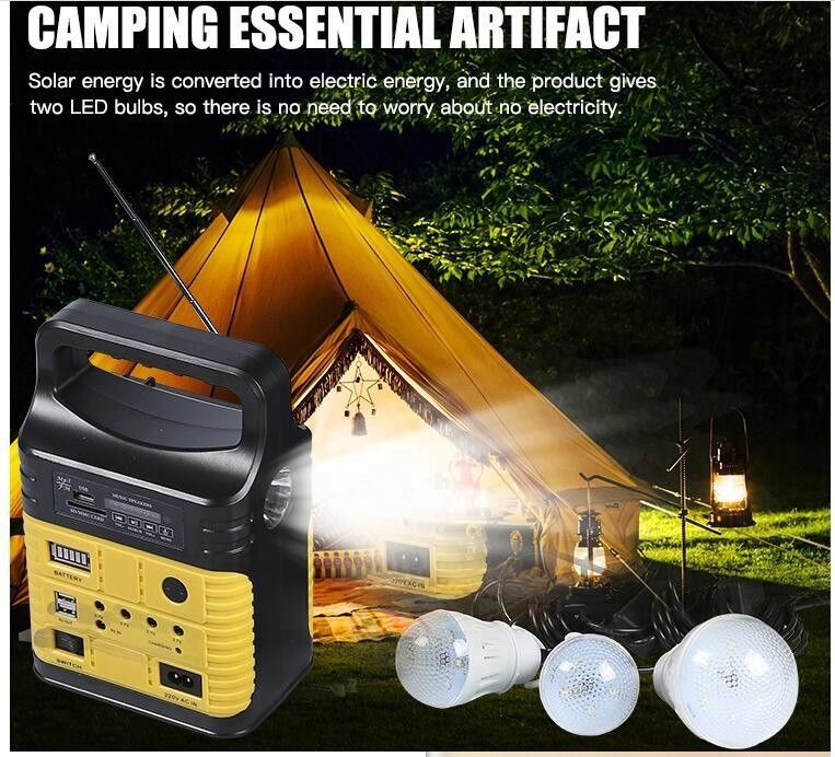 Solarlampe 10W Solar-FM-Radio-Solarinnen, 3790 globale Sonnenaufgang-Lichter beleuchtend