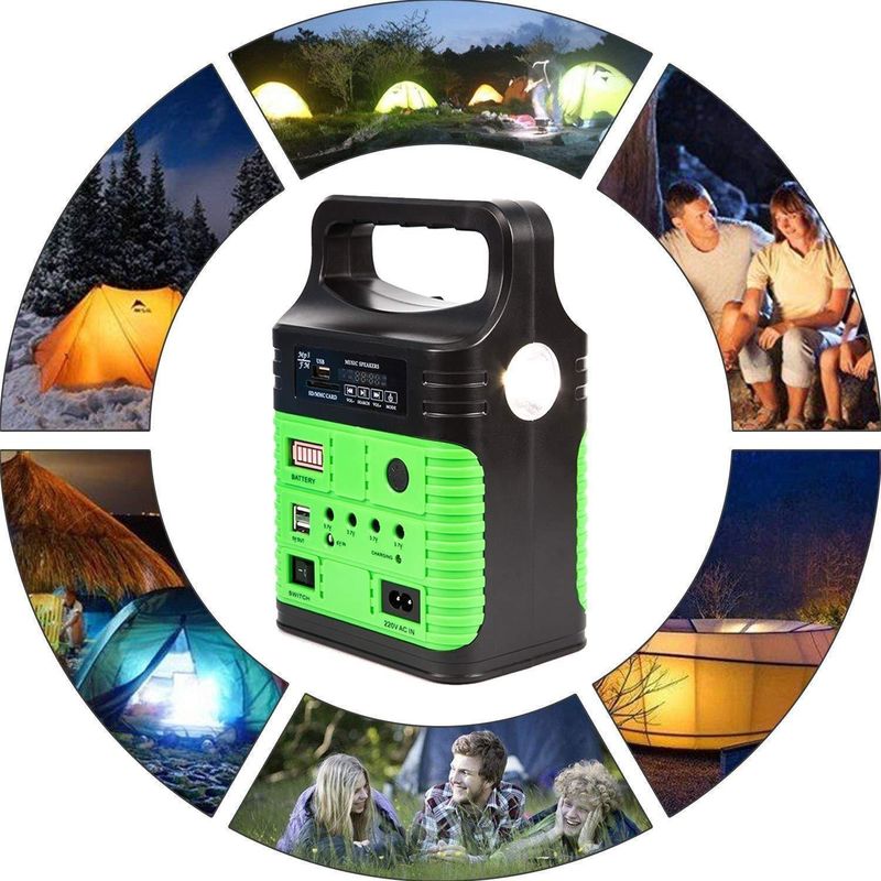 Solar-FM-Radio-Solarausrüstung weg Solarhauptdem licht Kit Global Sunrise Lights von des Gitter-Sonnensystem-10W