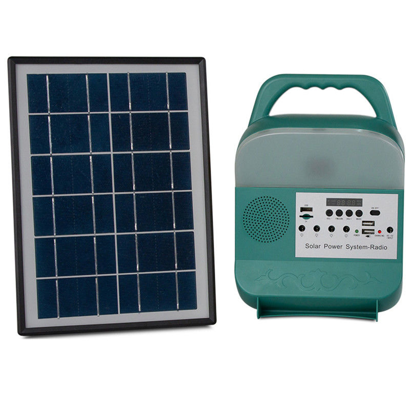 Einfache Installation Portable Solar Camping Light FM/MP3 Funktion 3W Lampenleistung