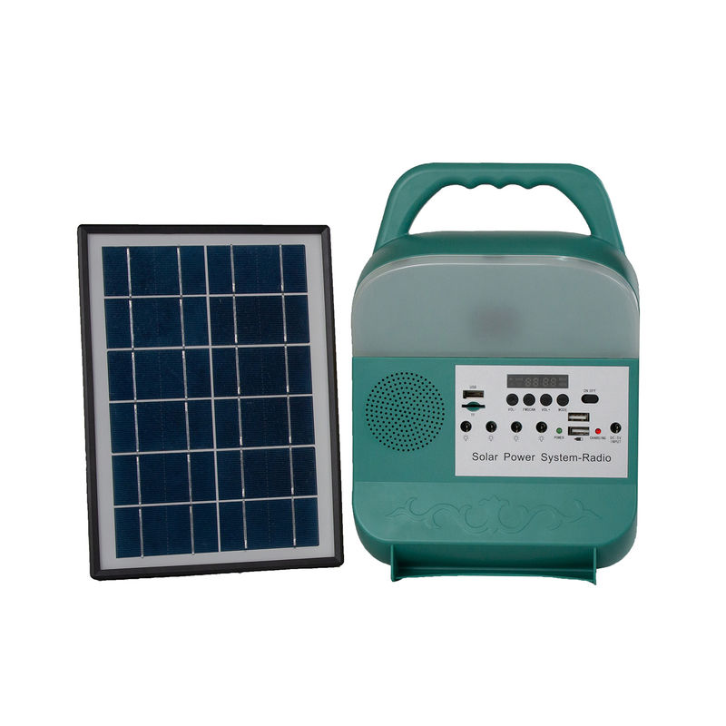 Solarlicht des garten-6000mah Lampe des 5 Watt-Sonnenkollektor-LED für Energieknappheits-Bereich