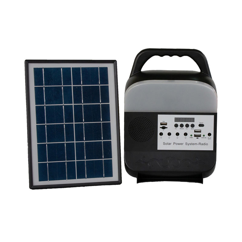 Tragbare 6 Volt-Solarhauptbeleuchtungssystem-bunte Ablesenlichter mit Sonnenkollektor