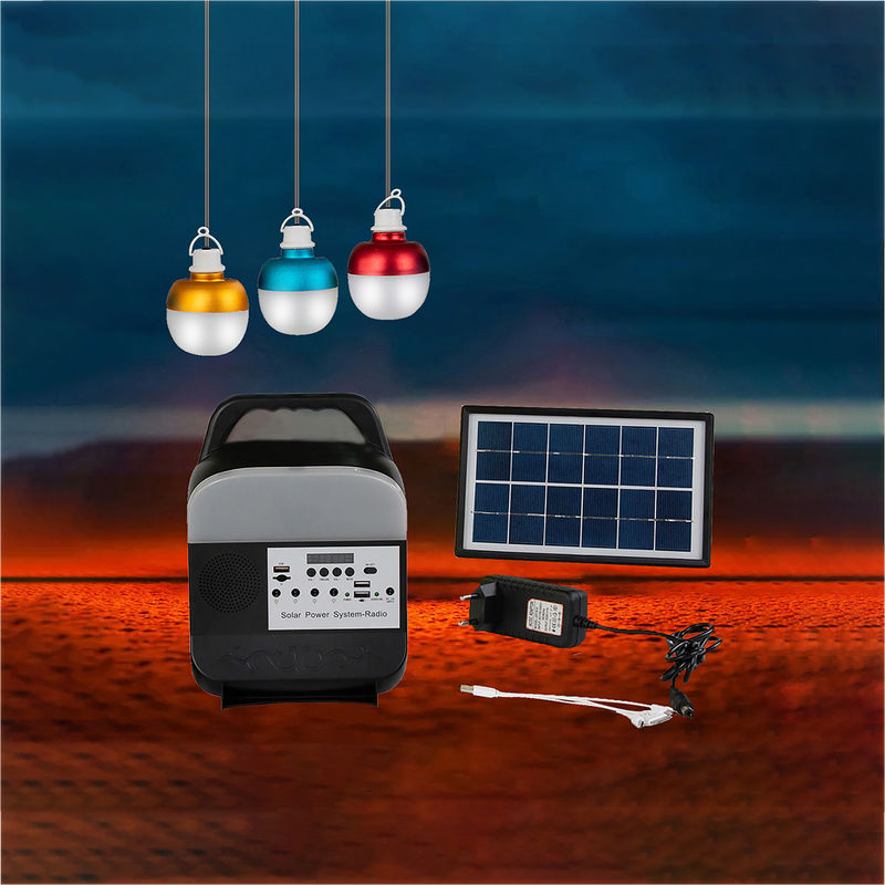 Wieder aufladbares geführtes Birnen-Notlampen-Solarenergie-SolarGremium mit Birnen-Solarlicht-Innenbirnen-Satz