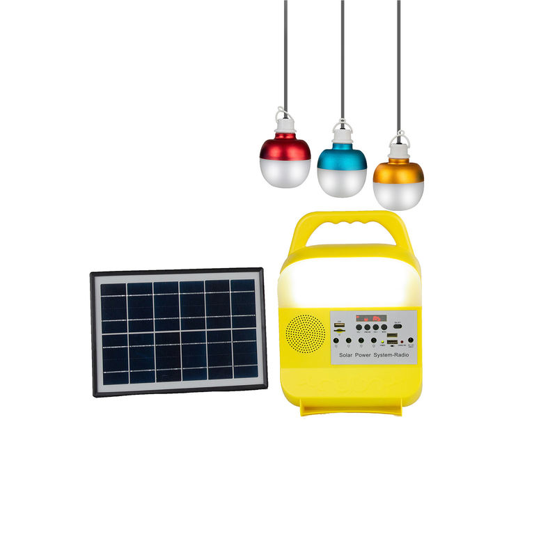 Solarnotbeleuchtungen 5W 6V 3PCS für Energieknappheits-Bereiche