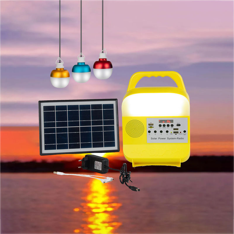 Solarnotbeleuchtungen 5W 6V 3PCS für Energieknappheits-Bereiche