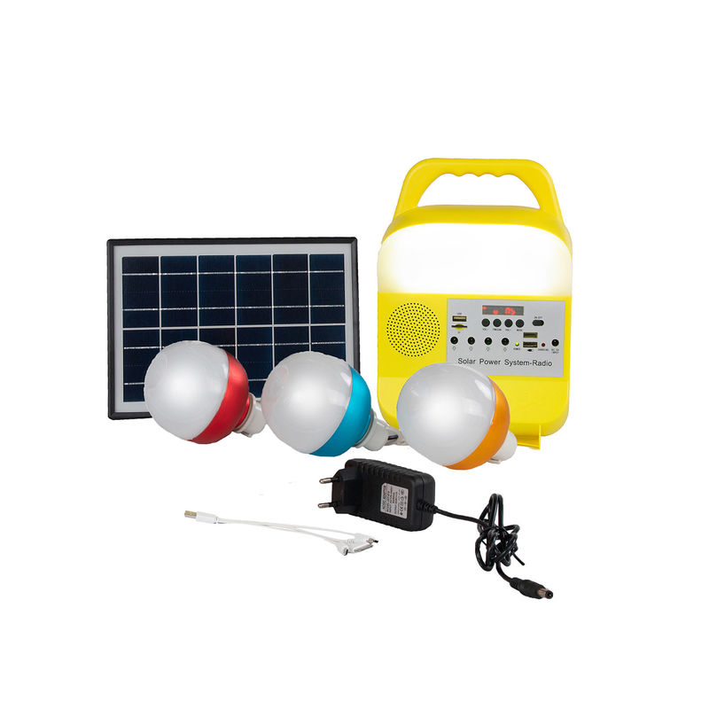 Solarnotbeleuchtungen 5W 6V 3PCS für Energieknappheits-Bereiche
