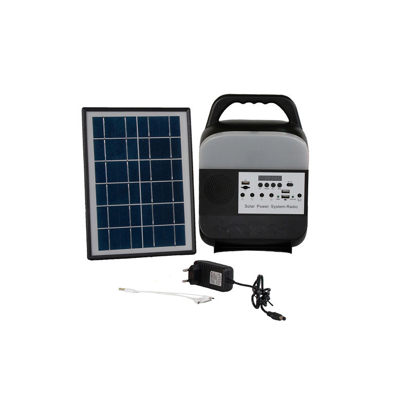 Tragbare 6 Volt-Solarhauptbeleuchtungssystem-bunte Ablesenlichter mit Sonnenkollektor