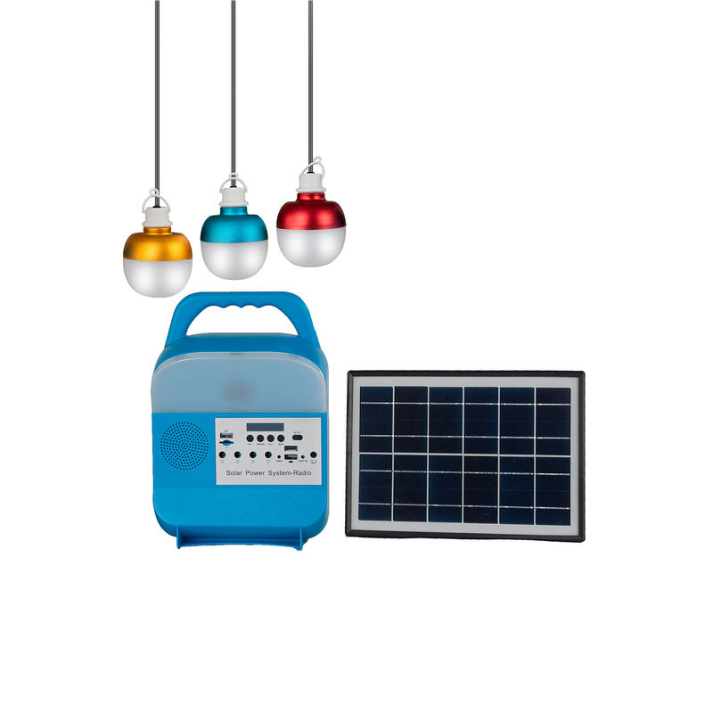 Tragbares wieder aufladbares USB, das angetriebenes Notinnensolarlicht für Solar-LED Notbeleuchtung des Hauptgebrauchs-auflädt